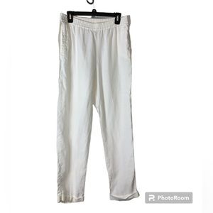 SOFT SURROUNDINGS LINEN PANTS.